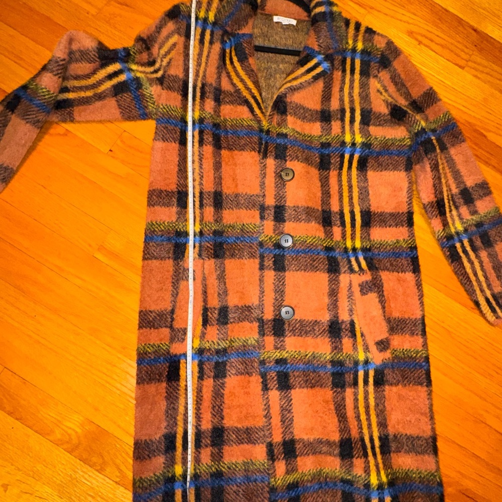 NWOT Baciano Plaid Sweater Shacket - Picture 5 of 7